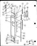 FZ DOOR Diagram and Parts List for SZDE27KBL P1110602W L Amana Refrigerator
