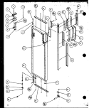 REF Diagram and Parts List for SZDE27KBL P1110602W L Amana Refrigerator