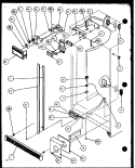 REF / FZ CONTROLS AND CABINET PART Diagram and Parts List for SZDE27KBL P1110602W L Amana Refrigerator