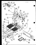 MACHINE COMPARTMENT Diagram and Parts List for SZDE27KBL P1110602W L Amana Refrigerator