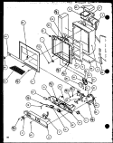 ICE AND WATER CAVITY Diagram and Parts List for SZDE27KBL P1110602W L Amana Refrigerator