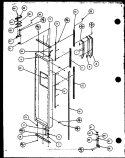 FZ DOOR Diagram and Parts List for SZD27KBW P1101203W W Amana Refrigerator