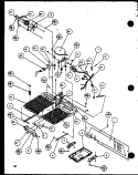 MACHINE COMPARTMENT (TEC COMP) Diagram and Parts List for SZD27KPL P1101206W L Amana Refrigerator