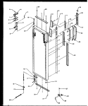REF DOOR HINGE AND TRIM PARTS Diagram and Parts List for SXDE27NE P1162206W E Amana Refrigerator
