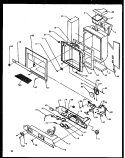 ICE AND WATER CAVITY Diagram and Parts List for SXDE27NE P1162206W E Amana Refrigerator