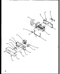 ICE BUCKET AND ICE MAKER Diagram and Parts List for SXDE27NE P1162206W E Amana Refrigerator