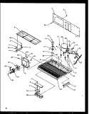 MACHINE COMPARTMENT Diagram and Parts List for SXD22NG P1162405W G Amana Refrigerator