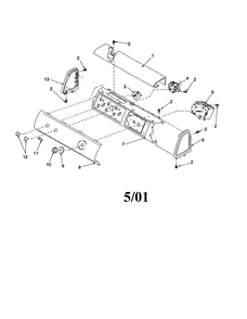 Part Location Diagram of RT3100017 Whirlpool TECH SHEET-WASHER,DOMESTIC  **