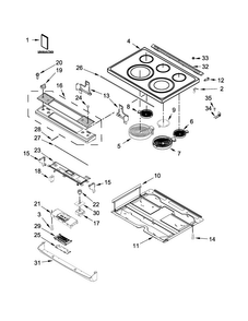Part Location Diagram of W10289170 Whirlpool Support Bracket