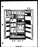 INTERIOR PARTS Diagram and Parts List for SRI22D  Amana Refrigerator
