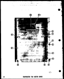 EVAP FAN MOTOR COVER Diagram and Parts List for SRI22D  Amana Refrigerator
