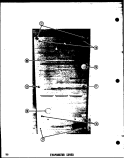 EVAP COVER Diagram and Parts List for SRI22D  Amana Refrigerator