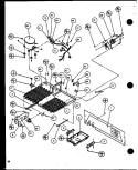 MACHINE COMPARTMENT Diagram and Parts List for SC19J P1116601W Amana Refrigerator