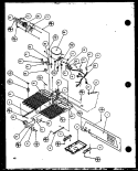 MACHINE COMPARTMENT Diagram and Parts List for SC22J P1116002W Amana Refrigerator