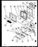 ICE AND WATER CAVITY Diagram and Parts List for 36571 P1108506W Litton Refrigerator