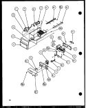 ICE BUCKET AND ICE MAKER Diagram and Parts List for 36571 P1108506W Litton Refrigerator