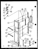 FZ DOOR Diagram and Parts List for 36261 P1108602W Kenmore Refrigerator