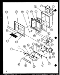Part Location Diagram of D7877503 Whirlpool FACADE, DISPENSER WHITE
