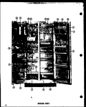 INTERIOR PARTS Diagram and Parts List for SRI22E  Amana Refrigerator