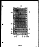 EVAP Diagram and Parts List for SRI22E  Amana Refrigerator