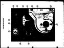 EVAP FAN PARTS Diagram and Parts List for SRI22E  Amana Refrigerator