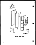 FZ DOOR PARTS Diagram and Parts List for ESR22N-G P7332045W G Amana Refrigerator