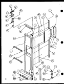 FZ DOOR Diagram and Parts List for SLD25JB P1116503W Amana Refrigerator