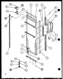 REF DOOR Diagram and Parts List for SLD25JB P1116503W Amana Refrigerator