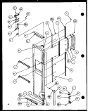 FZ DOOR Diagram and Parts List for SLD25JP P1116505W Amana Refrigerator