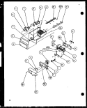 ICE BUCKET AND ICE MAKER Diagram and Parts List for SLD25JP P1116505W Amana Refrigerator