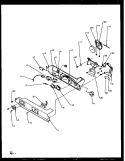 ICE AND WATER CAVITY Diagram and Parts List for SQD25NBE P1162402W E Amana Refrigerator