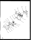 ICE MAKER Diagram and Parts List for SQD25NBE P1162402W E Amana Refrigerator