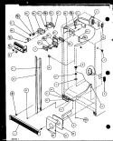 REF / FZ CONTROLS AND CABINET PARTS Diagram and Parts List for SZD20ML P1120202W L Amana Refrigerator