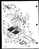 MACHINE COMPARTMENT TECUMSEH COMPRESSOR Diagram and Parts List for SZD25ML P1121007W L Amana Refrigerator