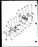 ICE BUCKET AND ICE MAKER Diagram and Parts List for 36518 P1121604W L Litton Refrigerator