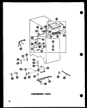 COMPRESSOR PARTS Diagram and Parts List for SD19W P6034036W Amana Refrigerator