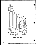 FZ DOOR PARTS Diagram and Parts List for SD19W P6034049W Amana Refrigerator