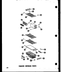 FZ INTERIOR PARTS Diagram and Parts List for SD19W P6034049W Amana Refrigerator