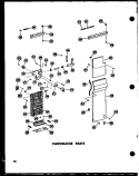 EVAP PARTS Diagram and Parts List for SD19W P6034049W Amana Refrigerator