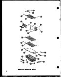 FZ INTERIOR PARTS Diagram and Parts List for SD19W P6034070W Amana Refrigerator
