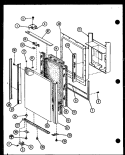 Page 1 Diagram and Parts List for SLDI25G1 P7642106W Amana Refrigerator
