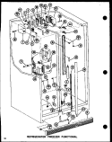 REF FZ FUNCTIONAL Diagram and Parts List for SLDI25G1 P7642106W Amana Refrigerator