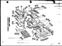 INTERIOR PARTS 22 AND 25 CU. FT. MODELS Diagram and Parts List for SD22G  Amana Refrigerator