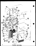FZ FUNCTIONAL Diagram and Parts List for SLI22G P7745507W Amana Refrigerator