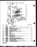 ADD ON ICE - MAKER Diagram and Parts List for SX25H P7836005W Amana Refrigerator