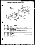 8 CUBE COMPACT ICE MAKER Diagram and Parts List for SX25H P7836005W Amana Refrigerator