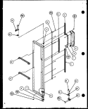 FZ DOOR Diagram and Parts List for SC19H P7804504W Amana Refrigerator