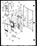 EVAP AND AIR HANDLING Diagram and Parts List for SC19H P7804504W Amana Refrigerator