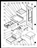 Part Location Diagram of R0179106 Whirlpool CRISPER TOP ASSEMBLY