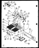MACHINE COMPARTMENT Diagram and Parts List for SWP25H P7836037W Amana Refrigerator